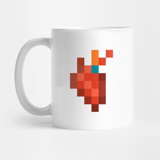 pixel heart Mug